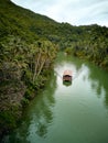Loboc River Bohol. Philippines . Drone Royalty Free Stock Photo