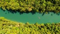 Loboc river in the jungle. Bohol, Philippines. Royalty Free Stock Photo