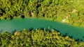 Loboc river in the jungle. Bohol, Philippines. Royalty Free Stock Photo