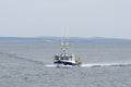 Lobster boat Intimidator returning to Fairhaven Royalty Free Stock Photo