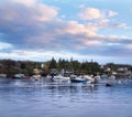 Lobster Boats In Harbor Royalty Free Stock Photo