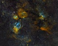 The Lobster Claw, Bubble and Cave Nebula