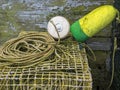 Lobster Buoys Royalty Free Stock Photo