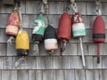 Lobster Buoys Royalty Free Stock Photo