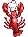 Lobster chef Royalty Free Stock Photo