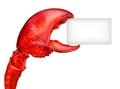 Lobster Claw Sign Royalty Free Stock Photo