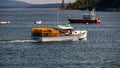 Lobster Fisherman Out to Catch in Bar Harbor, Maine