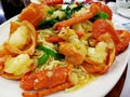 Lobster Noodles & x28;Yee Mein& x29; - Chinese Dish