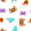 Lobster pattern, cartoon style