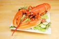Lobster on plate Royalty Free Stock Photo