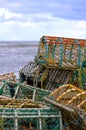 Lobster pots Royalty Free Stock Photo