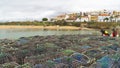 Lobster Pots in the Algarve Royalty Free Stock Photo