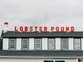 Lobster Pound sign, in Lincolnville, Maine