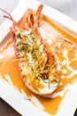 Lobster red curry Royalty Free Stock Photo