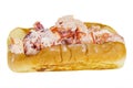 Lobster Roll Closeup, Isolated Royalty Free Stock Photo