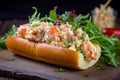 Lobster roll food. Generate Ai