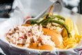 Lobster Roll with Salad Royalty Free Stock Photo