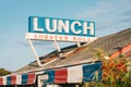 The Lobster Roll sign, in Montauk, New York