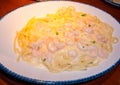 Lobster Scampi Linguini Royalty Free Stock Photo