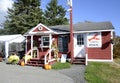 Lobster shack by Maine coast