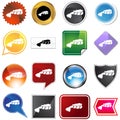 Lobster Tail Icon Set