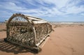 Lobster Trap on the Beach