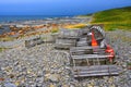 Lobster traps, Gros Morne National Park, Newfoundland, Canada