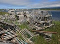 Lobster Traps at Parson's Pond Royalty Free Stock Photo