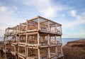 Lobster traps in Prince Edward Island Royalty Free Stock Photo