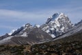 Lobuche East, famous mountain for climbing Royalty Free Stock Photo