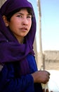 A local Afghan girl in the old city of Ghazni in Afghanistan