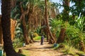 Local african man in the Nile jungle