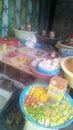 Local African spice market in Algeria