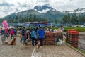 Animal market people, Otavalo, Ecuador Royalty Free Stock Photo
