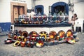 Local aztec souvenirs made of ceramics.