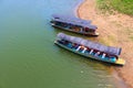 Local Boats at Kaeng Krachan Dam in Petchaburi, Thailand