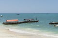 Local boats In Zanzibar Town