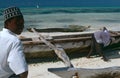 Local boys on the beach in Zanzibar