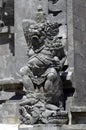 Local carved stone statue in Bali Asia Indonesia