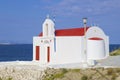 Local church in Mykonos town, Greece Royalty Free Stock Photo