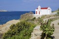 Local church in Mykonos town, Greece Royalty Free Stock Photo