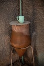 Free Public Clean Water Drinking Pot, Egypt, Africa Royalty Free Stock Photo