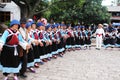 Local dancers in Lijiang Royalty Free Stock Photo