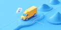 Local Delivery Networks Using Data and Technology to Improve Customer Experience and Speed Royalty Free Stock Photo