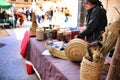 Local ecological market in the Raval neighborhood in Elche