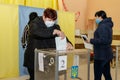 Local elections-2020 in Ukraine during the coronavirus pandemic Royalty Free Stock Photo