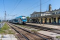 Local electric train of Slovenian Railways (SZ) at Ljubljana railway station, Slovenia