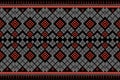 Local fabric patterns, ethnic fabric patterns. Geometric patterns, black and red, strikingly beautiful