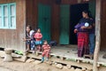 Local Family in Chin State, Myanmar