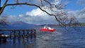 Scottish Ferry Leaving the Pier